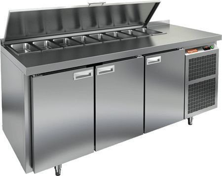 Стол для салатов Hicold sl1-111gn c крышк